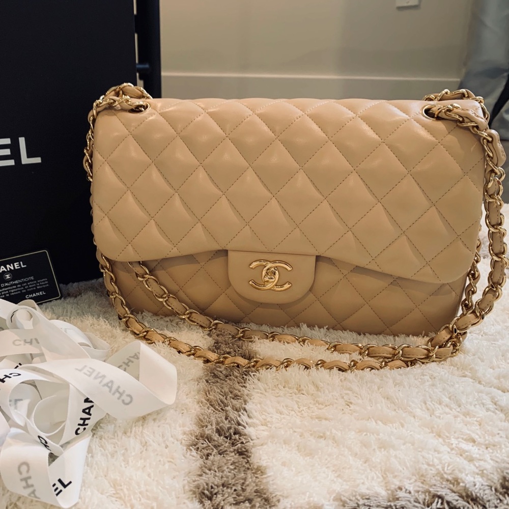 CHANEL Jumbo Double Flap Beige - Picture 2 of 10